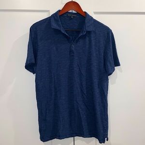 Men’s Robert Barakett Navy Polo Size Medium